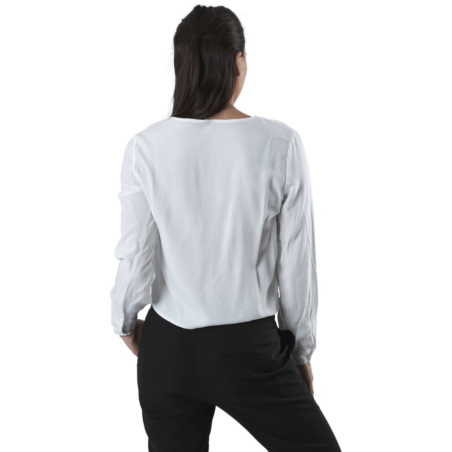 Chemise à nouer Nina Life L/S Wvn Blanc