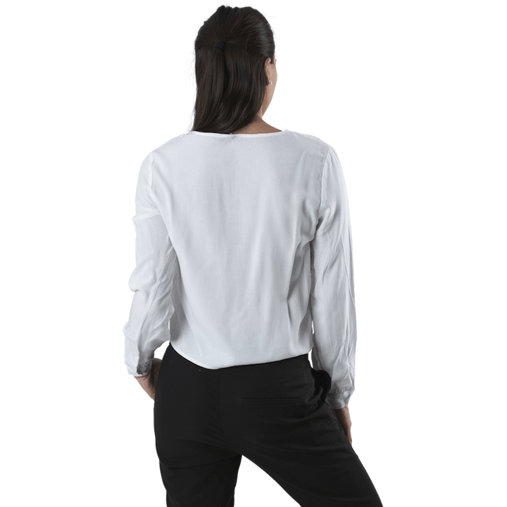 Chemise à nouer Nina Life L/S Wvn Blanc