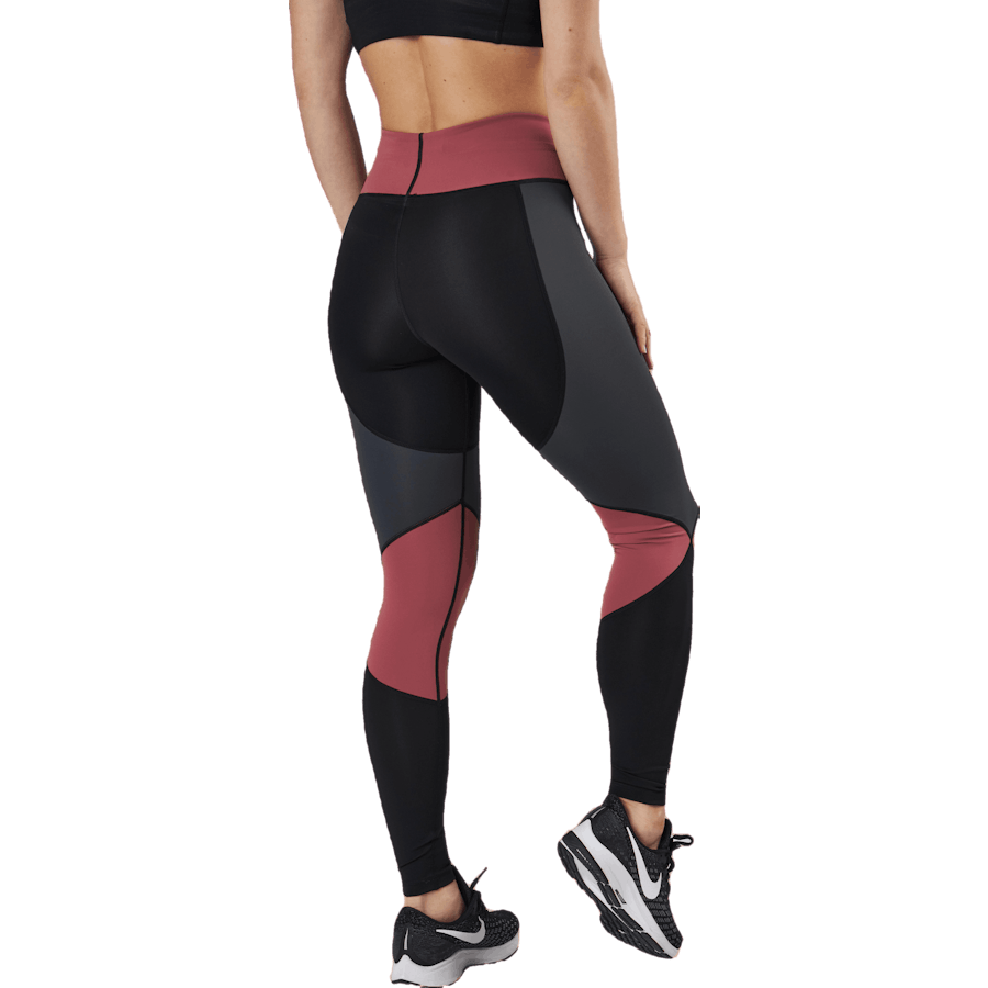 Peppy Blocking tights Pink/Black