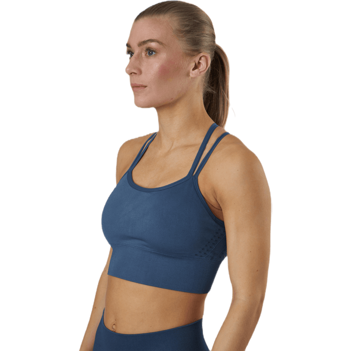 Vinyasa Seamless Bra Blue