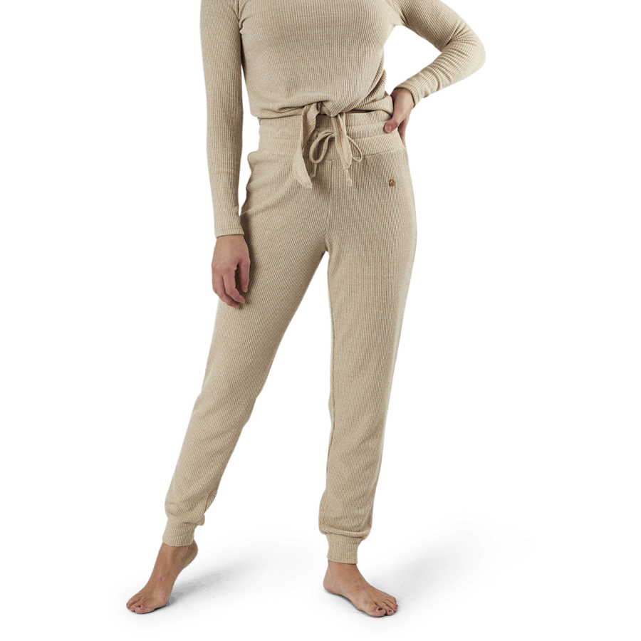 Studio Rib Pant Beige
