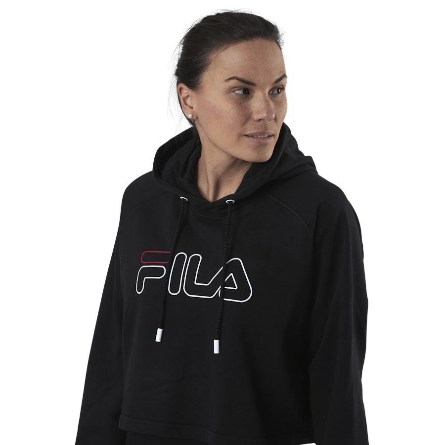 Jana Cropped Hoody Black