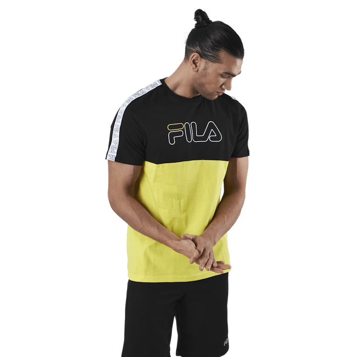 JOPI blocked tape tee Black