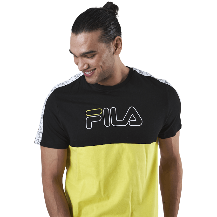 JOPI blocked tape tee Black