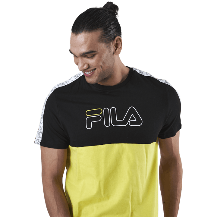 JOPI blocked tape tee Black