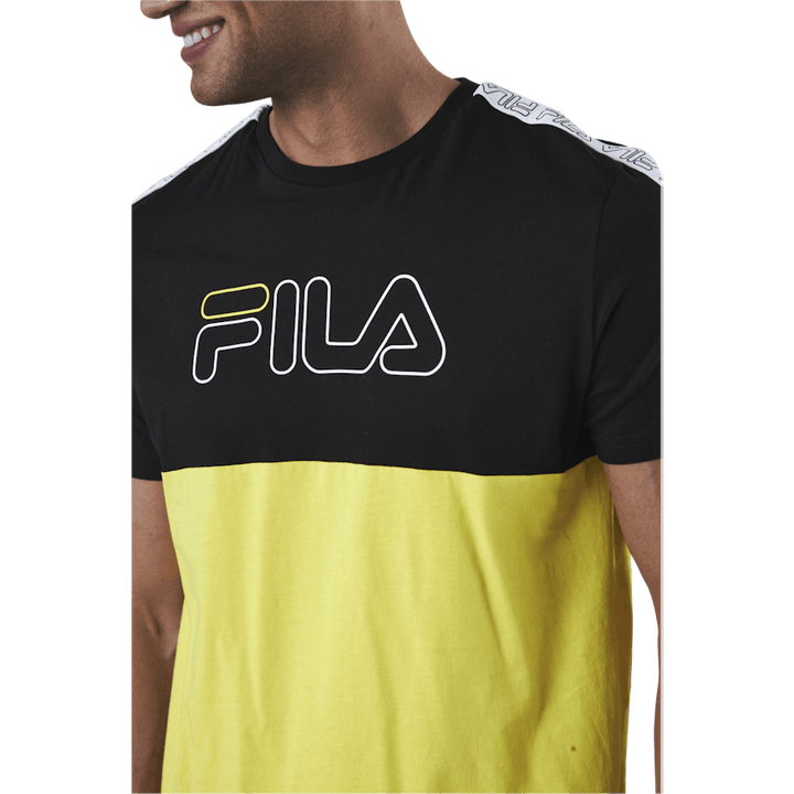 JOPI blocked tape tee Black