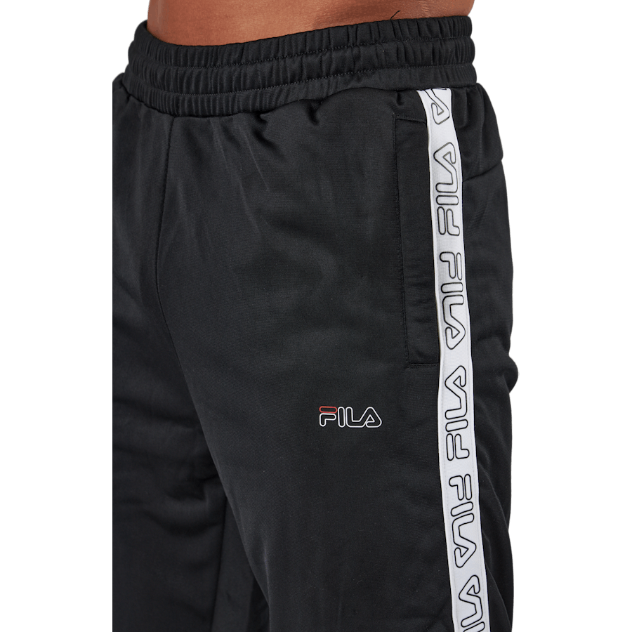 Jairus Tape Track Pants Black