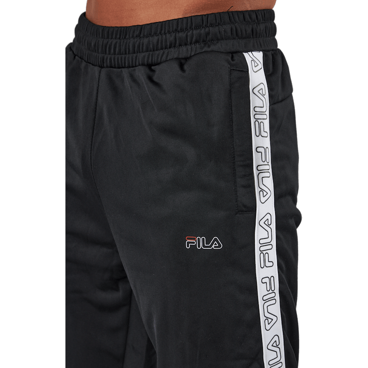 Jairus Tape Track Pants Black