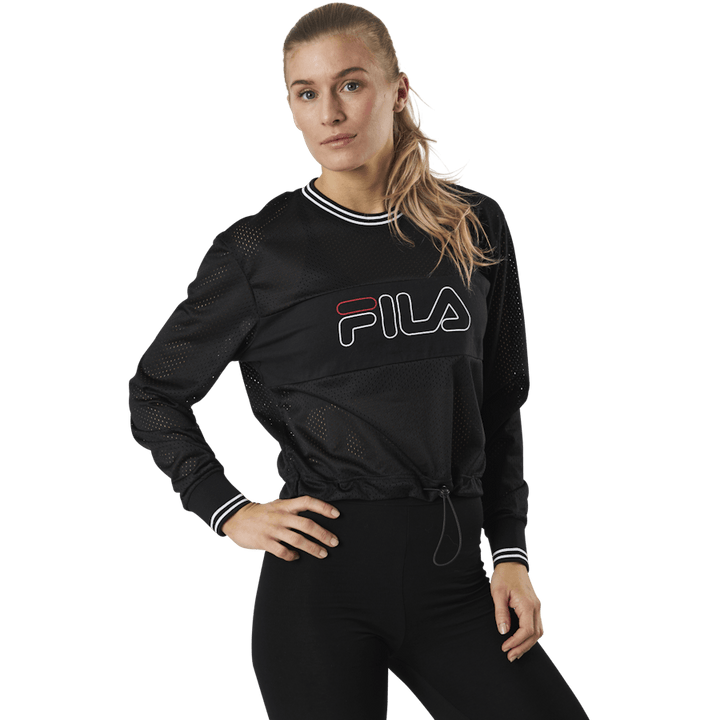 Jalina Apcirptie sporta tīkla krekliņi Black
