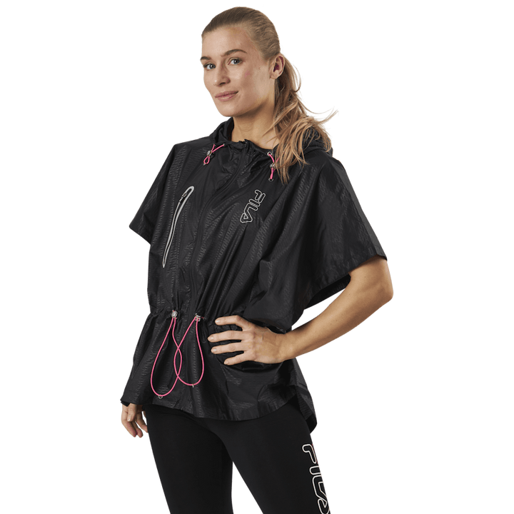 Eydie Wind Poncho Black