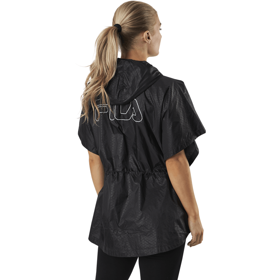 Eydie Wind Poncho Black