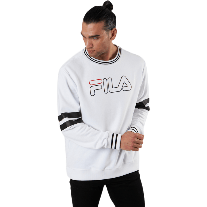 Janek Sporty Crew Sweat White