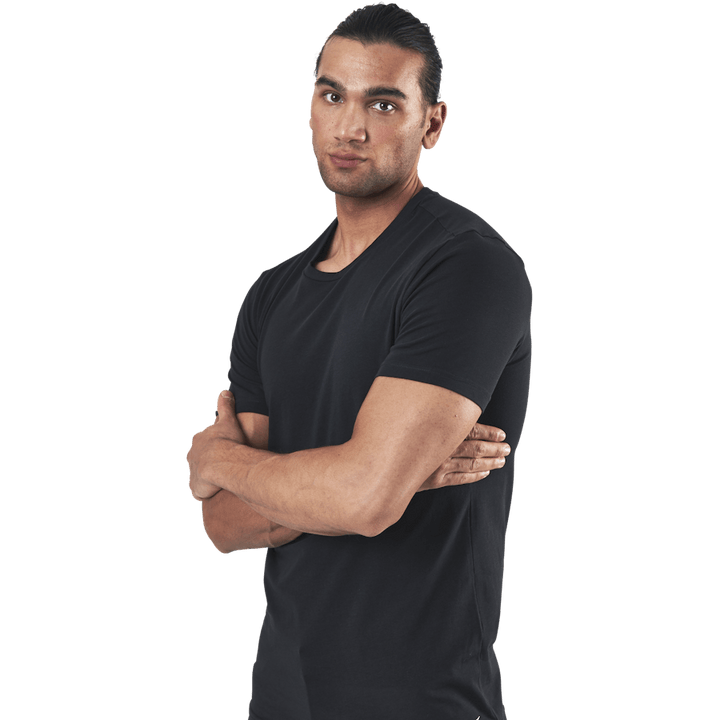 S/S Crew Neck 2-Pack Black