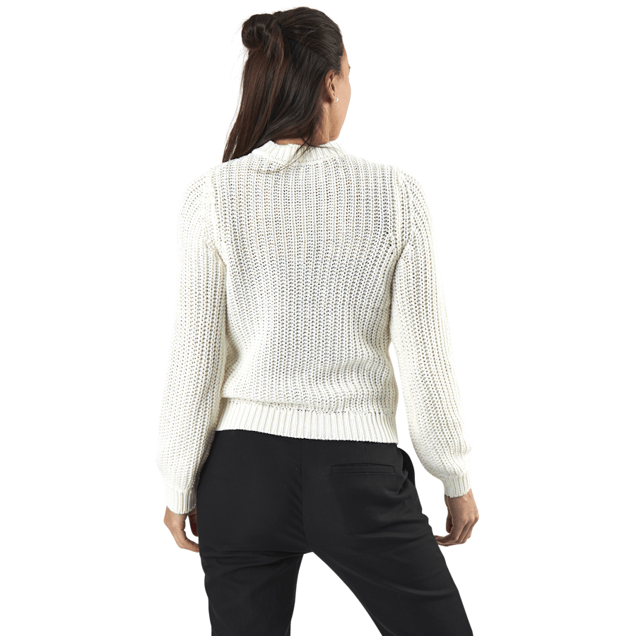 Petula Ls  Knit Cardigan White