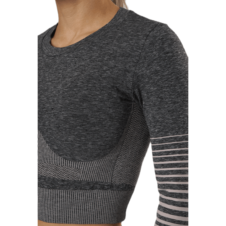 Lixy Ls Seamless Top Lounge Grey