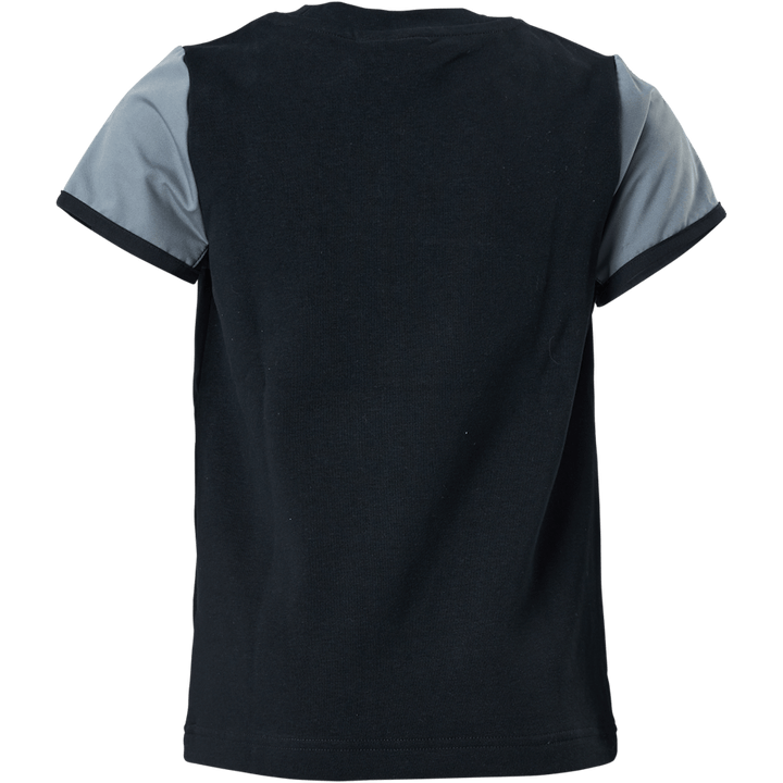 Junior Mixed Material Tee Black