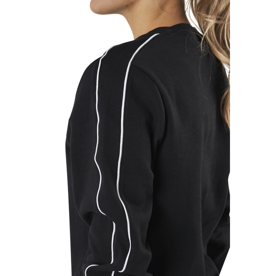 Nsw Crew Mlnm Flc White/Black