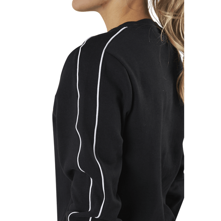 Nsw Crew Mlnm Flc White/Black