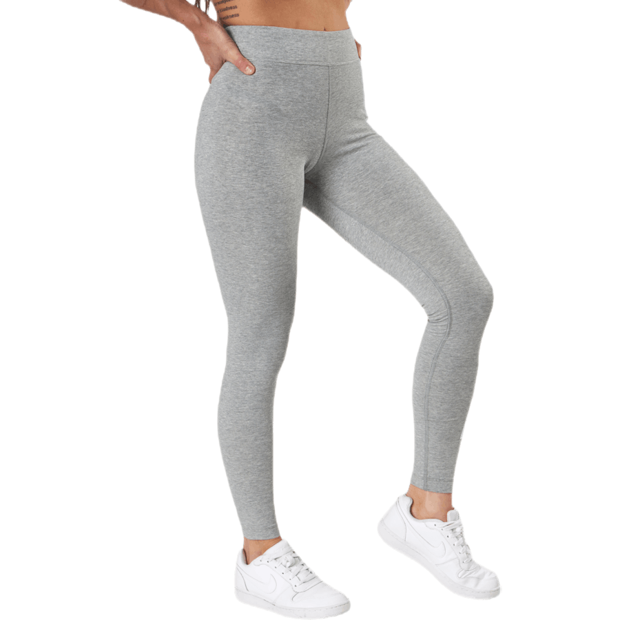 Sportswear Essential Women's High-Waisted Graphic Leggings DK GREY HEATHER/WHITE