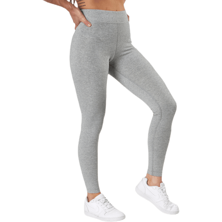 Sportswear Essential Women's High-Waisted Graphic Leggings DK GREY HEATHER/WHITE