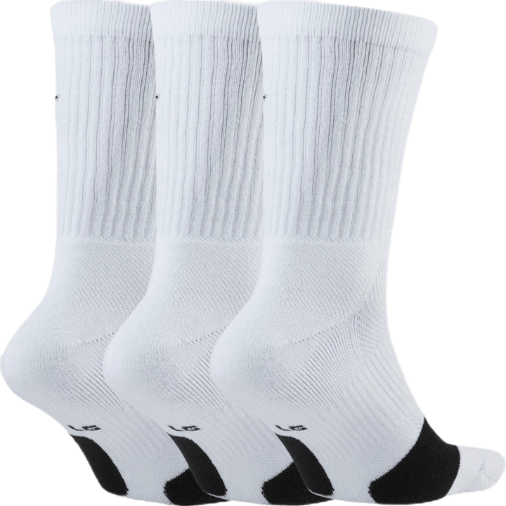 Basketbalové ponožky Everyday Crew (3 páry) WHITE/BLACK