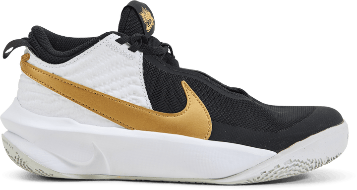 Team Hustle D 10 Big Kids' Basketball Shoes BLACK/METALLIC GOLD-WHITE-PHOTON DUST