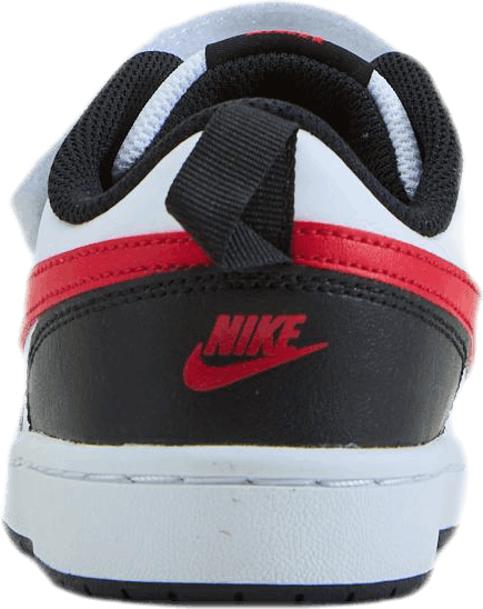 Scarpe Court Borough Low 2 per bambini WHITE/UNIVERSITY RED-BLACK