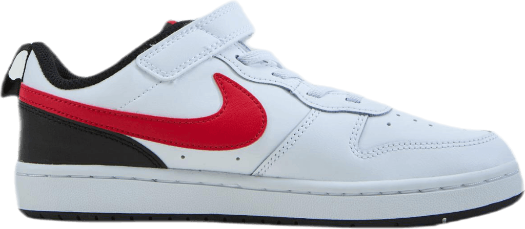Scarpe Court Borough Low 2 per bambini WHITE/UNIVERSITY RED-BLACK