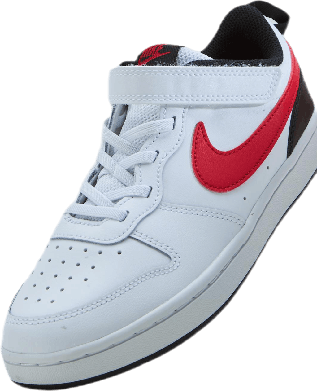Scarpe Court Borough Low 2 per bambini WHITE/UNIVERSITY RED-BLACK