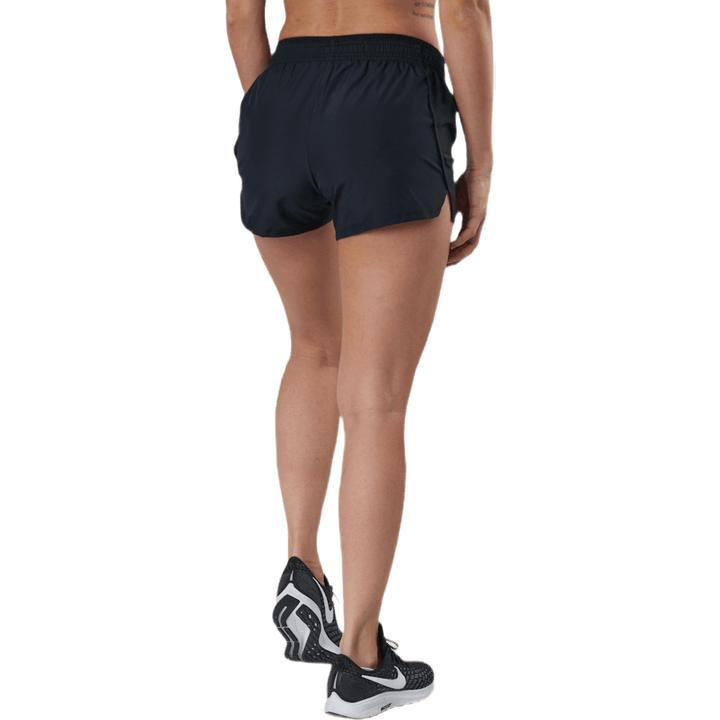 Short de course Swoosh blanc/noir