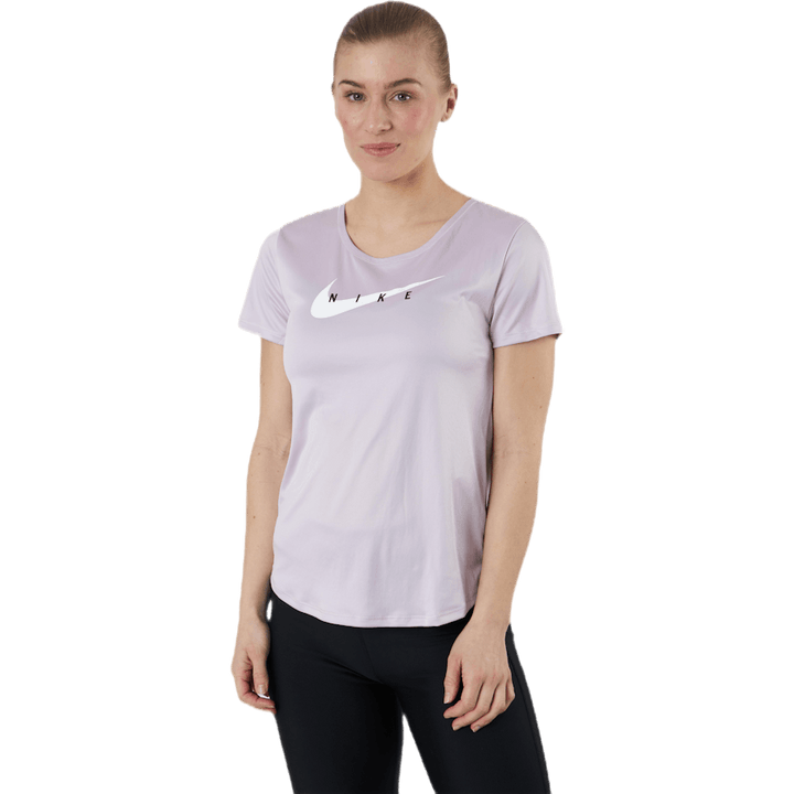 Swoosh Run Top SS Purple