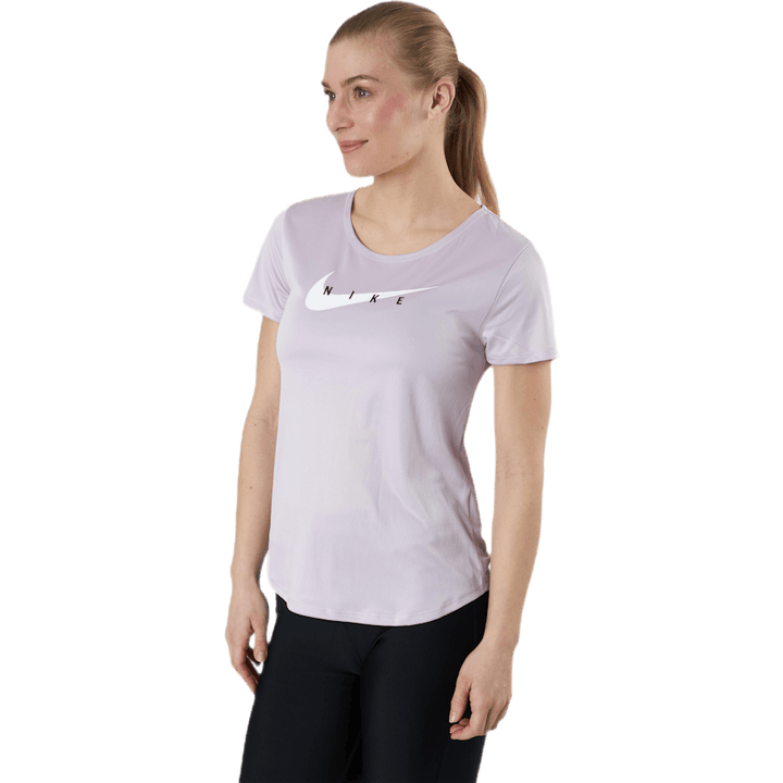 Swoosh Run Top SS Purple