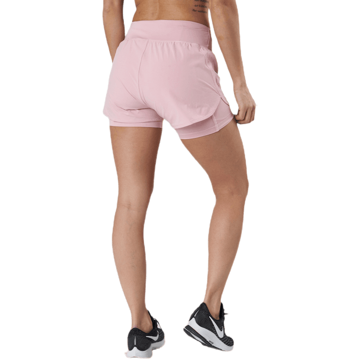 Eclipse 2-In-1 Running Shorts Pink