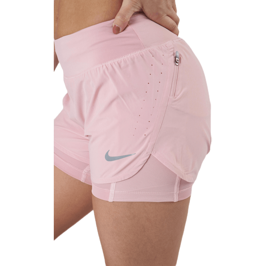 Eclipse 2-In-1 Running Shorts Pink