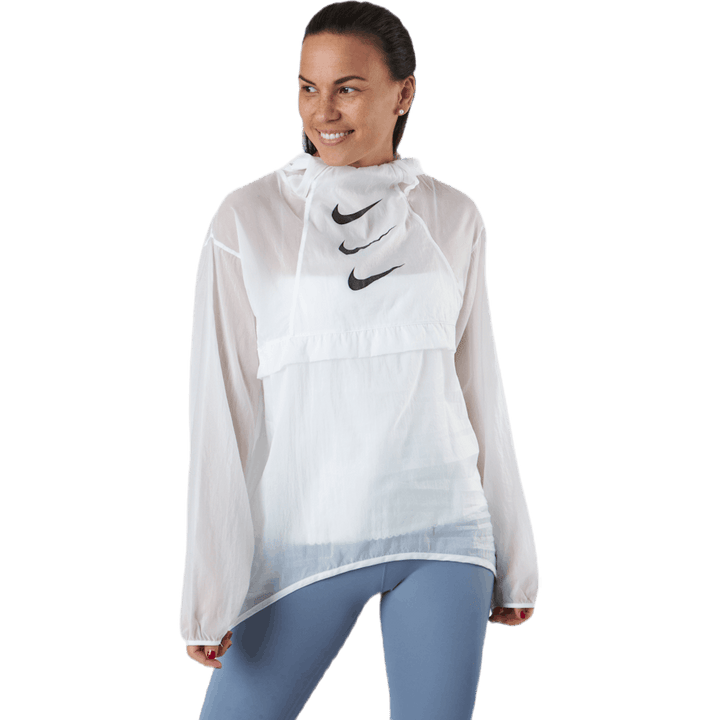 Run Division Packable Jacket White