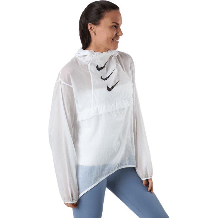 Run Division Packable Jacket White
