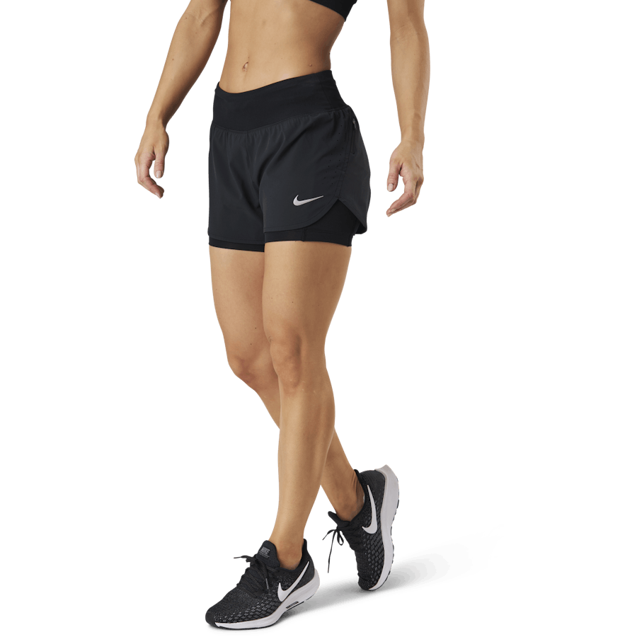 Eclipse 2-In-1 Running Shorts Black