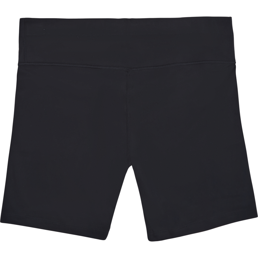 One Women's Mid-Rise 7" Bike Shorts (Plus Size) BLACK/WHITE