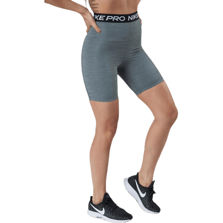 Nike Pro 365 Women's High-Rise 7" Shorts SMOKE GREY/HTR/BLACK/BLACK