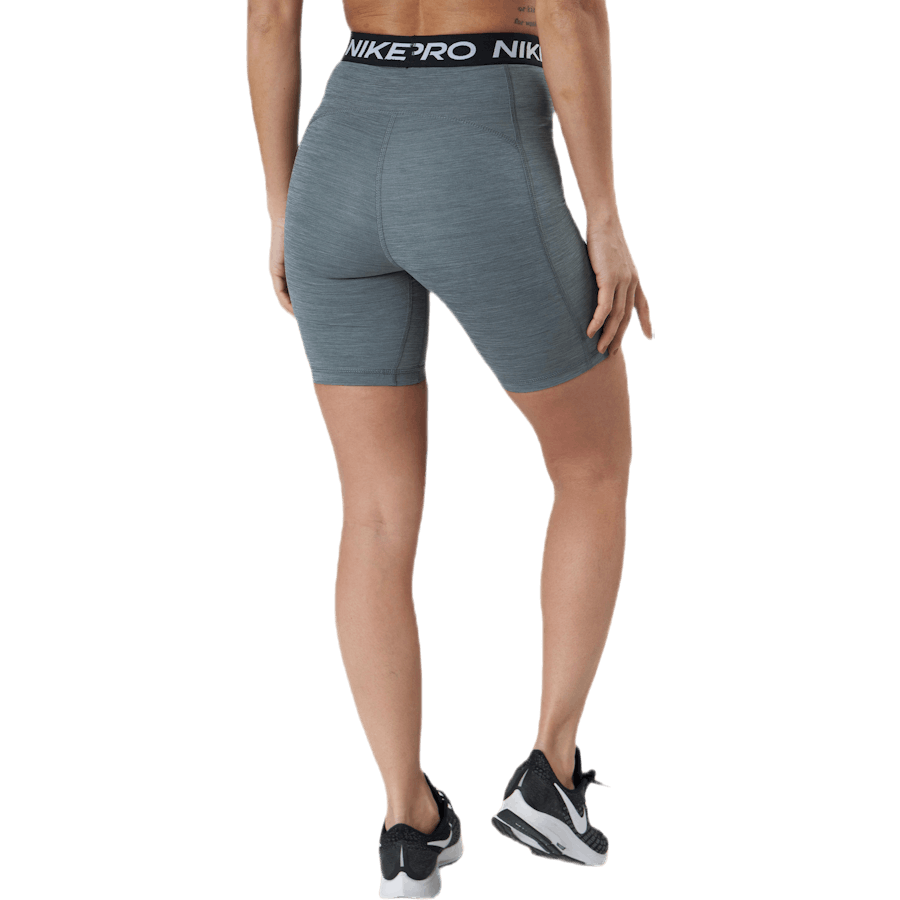 Nike Pro 365 Women's High-Rise 7" Shorts SMOKE GREY/HTR/BLACK/BLACK