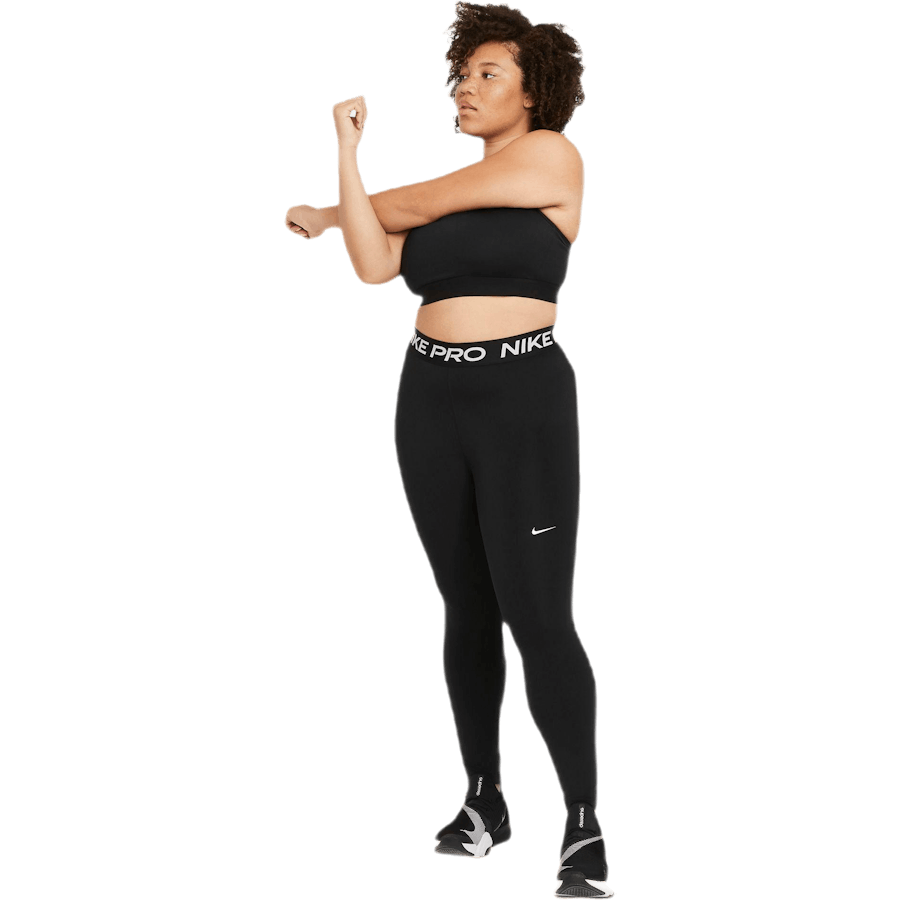 Nike Pro 365 Women's Leggings (Plus Size) BLACK/WHITE