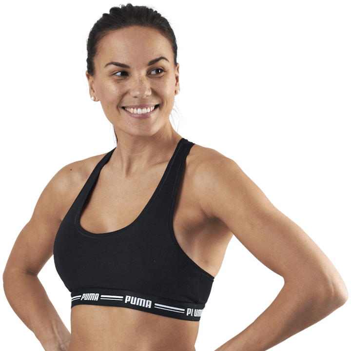 Racerback Top Svart