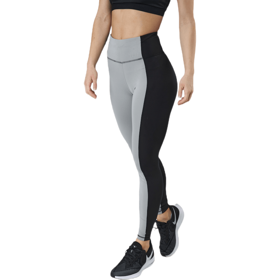 Borg High Waist Two-Tone Grey