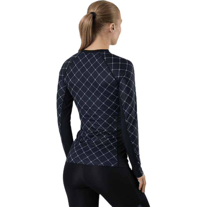 Sthlm Slim Print Long Sleeve Black
