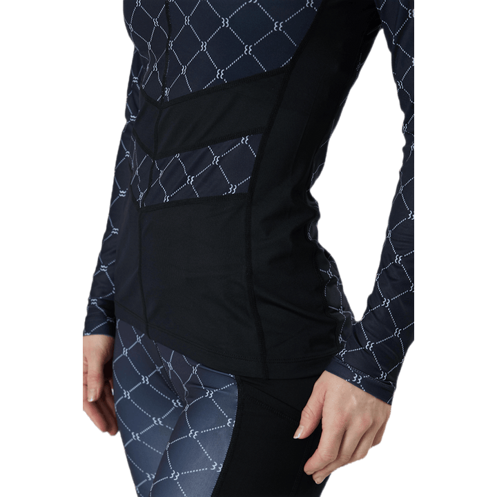 Sthlm Slim Print Long Sleeve Black