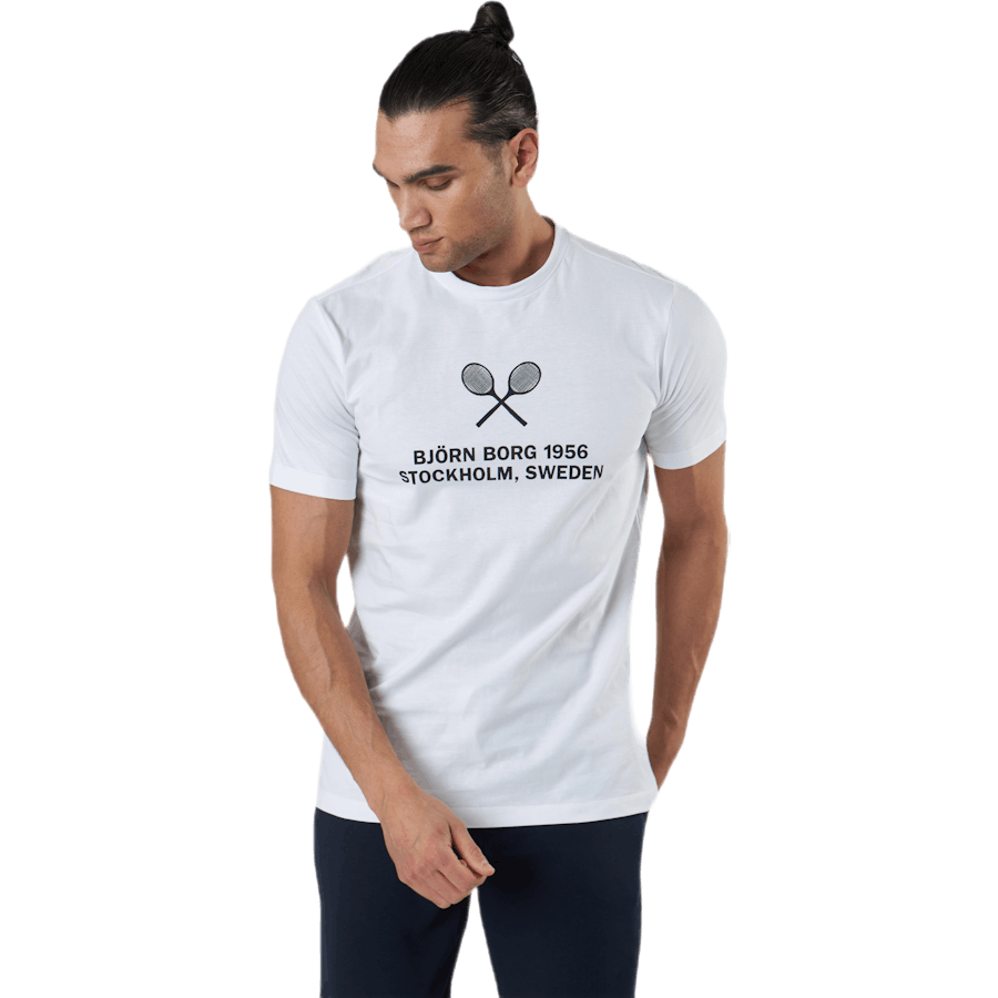 T-shirt Borg Sport blanc