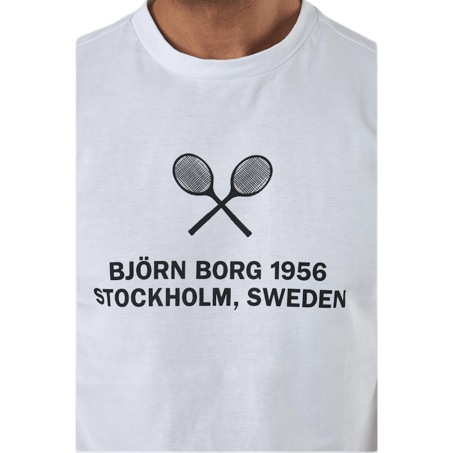 T-shirt Borg Sport blanc