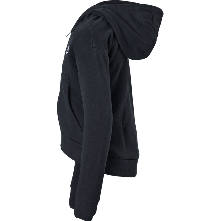 Sportswear Club Fleece Felpa con cappuccio a zip intera per bambini e bambine NERO/BIANCO