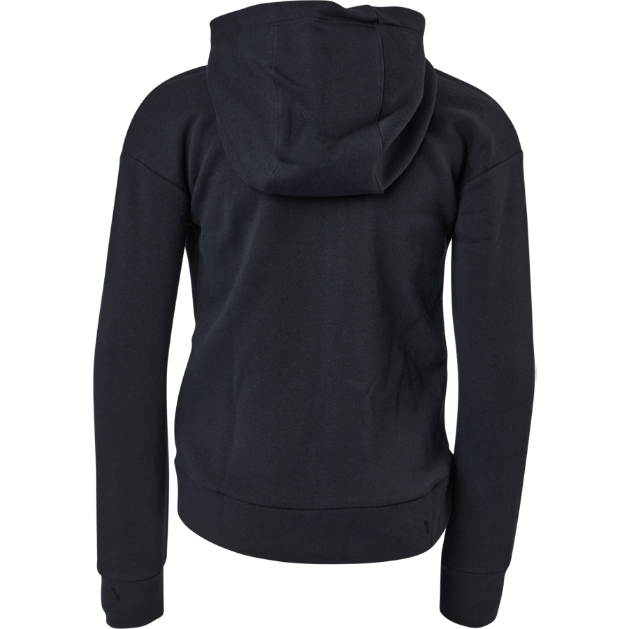 Sportswear Club Fleece Felpa con cappuccio a zip intera per bambini e bambine NERO/BIANCO