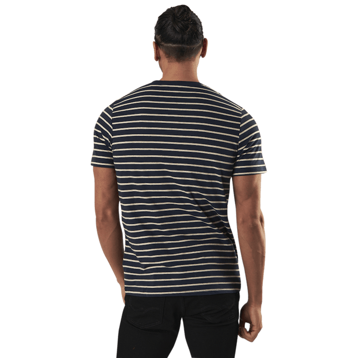 Striped Tee Ss Crew Neck Blue